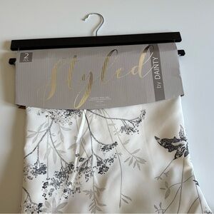 Styled by Dainty Floral Curtain Set (only one piece)